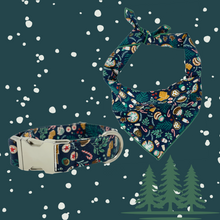 Load image into Gallery viewer, Holiday Feast | Collar &amp; Bandana Set
