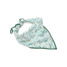 Load image into Gallery viewer, Mint Daisy Floral Dog Bandana
