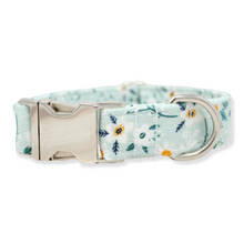 Load image into Gallery viewer, Mint Daisy Floral Dog Collar
