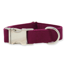 Load image into Gallery viewer, Solid Maroon Dog Collar
