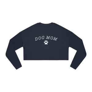 Dog Mom Sweatshirt | Bella+Canvas Women's Cropped Sweatshirt