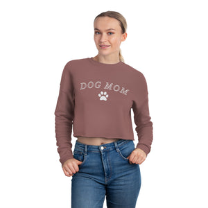 Dog Mom Sweatshirt | Bella+Canvas Women's Cropped Sweatshirt