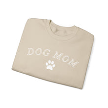 Load image into Gallery viewer, Sand Dog Mom Sweatshirt with Paw Print | Dog Mom Gift | Dog Lover Gift | Sand Unisex Heavy Blend™ Crewneck Sweatshirt
