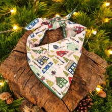 Load image into Gallery viewer, Main Street Holiday Dog Bandana
