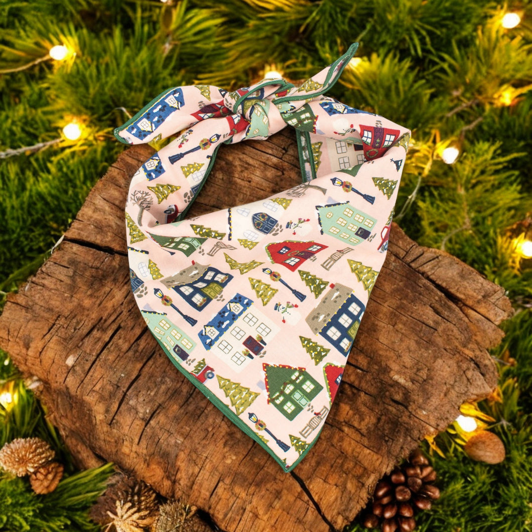 Main Street Holiday Dog Bandana