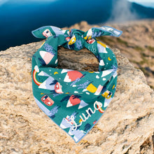 Load image into Gallery viewer, Campers and Mountains Dog Bandana
