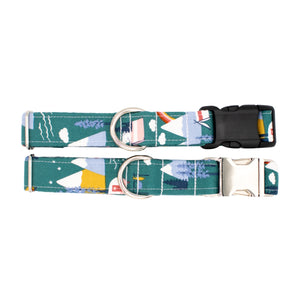 Campers and Mountains Dog Collar