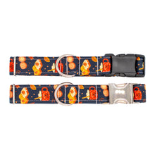 Load image into Gallery viewer, Fall Feast in Navy Dog Collar
