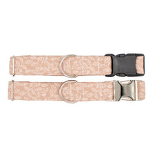 Load image into Gallery viewer, Taupe Leafy Vines Dog Collar
