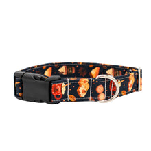 Load image into Gallery viewer, Fall Feast in Navy Dog Collar
