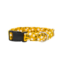 Load image into Gallery viewer, Farm Floral Yellow Dog Collar
