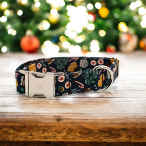 Holiday Feast Dog Collar