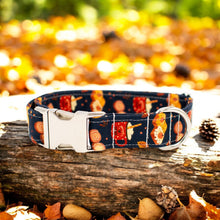 Load image into Gallery viewer, Fall Feast in Navy Dog Collar
