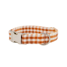 Load image into Gallery viewer, Harvest Plaid Dog Collar
