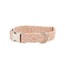 Load image into Gallery viewer, Taupe Leafy Vines Dog Collar
