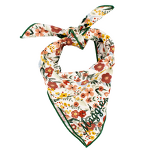 Load image into Gallery viewer, Earthy Floral Dog Bandana
