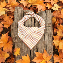 Load image into Gallery viewer, Harvest Plaid Dog Bandana
