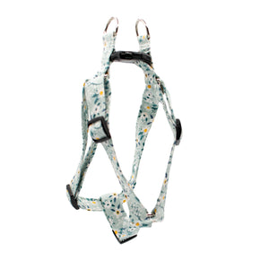 Mint Daisies Dog Harness