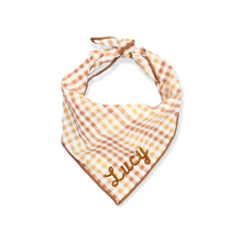 Load image into Gallery viewer, Harvest Plaid Dog Bandana
