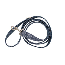 Load image into Gallery viewer, Navy Leaves Dog Leash
