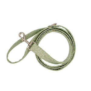 Sage Leafy Vines Dog Leash