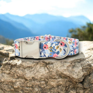 Rosa Periwinkle Dog Collar