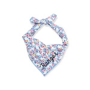 Rosa Periwinkle Dog Bandana