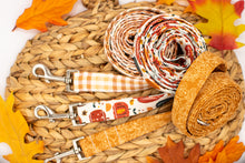 Load image into Gallery viewer, Rust Orange Floral Dog Leash
