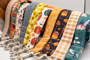 Harvest Plaid Dog Collar