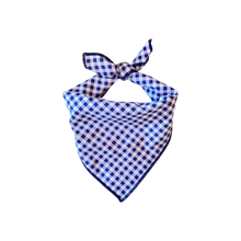 Load image into Gallery viewer, Purple Gingham Dog Bandana
