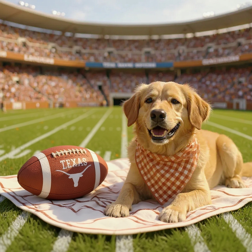 Burnt Orange Gingham Dog Bandana