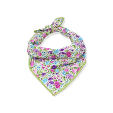 Load image into Gallery viewer, Berry Leaves Floral Dog Bandana
