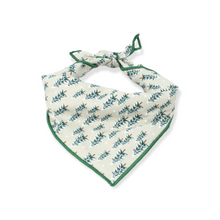 Load image into Gallery viewer, Fir Trees in Tan Dog Bandana
