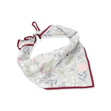 Load image into Gallery viewer, Gray Berry Leaves Dog Bandana

