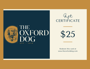 THE OXFORD DOG GIFT CARD