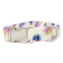 Load image into Gallery viewer, Pink Lagoon Feathers Dog Collar | Clearance
