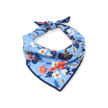 Load image into Gallery viewer, Les Fleur Periwinkle Dog Bandana
