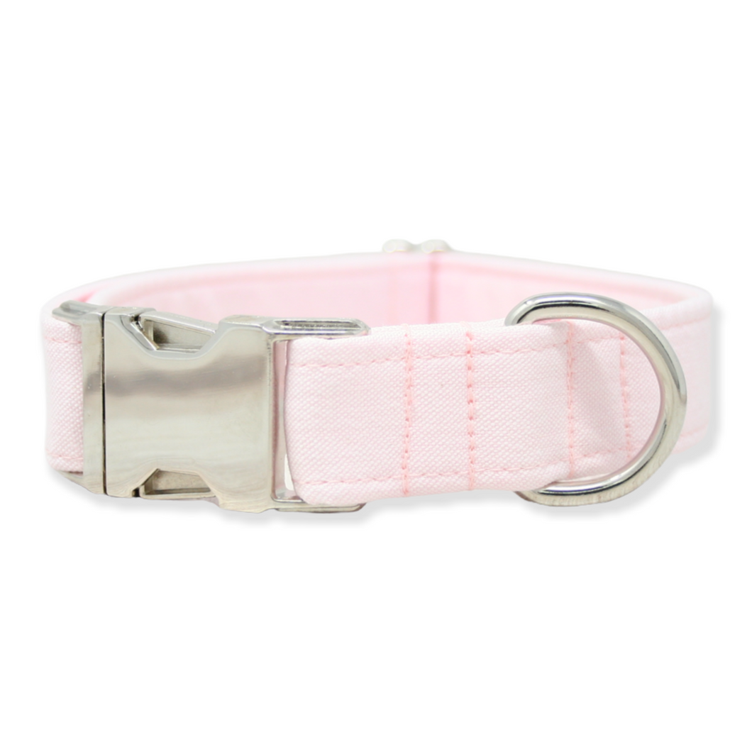 Pink Oxford Dog Collar