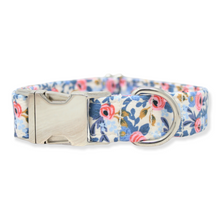 Load image into Gallery viewer, Rosa Periwinkle Dog Collar
