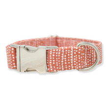 Load image into Gallery viewer, Burnt Orange Dog Collar Ditsy Dots
